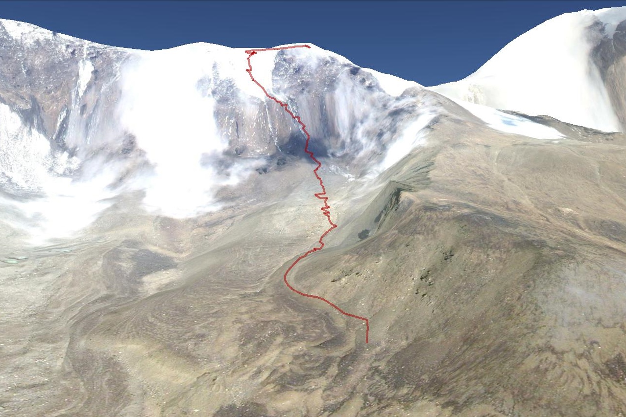 Schema Šarūno Baleišio. Naujas maršrutas į Čiurlionio viršūnę, Pamyras, 2014